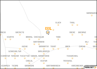 map of Ixil