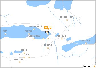 map of Ixlú