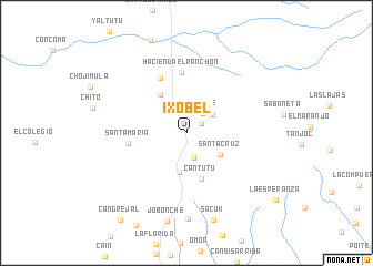 map of Ixobel