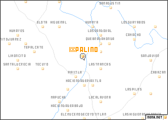 map of Ixpalino