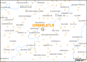 map of Ixpapalotla