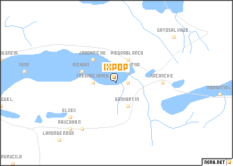 map of Ixpop
