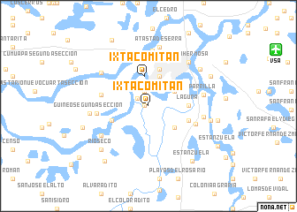 map of Ixtacomitán