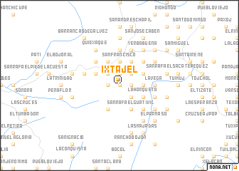 map of Ixtájel