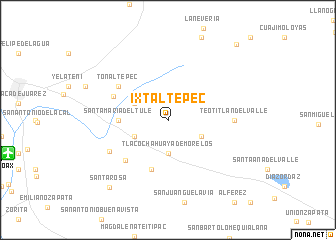 map of Ixtaltepec