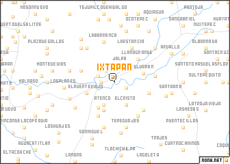 map of Ixtapan