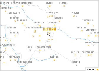 map of Ixtapa