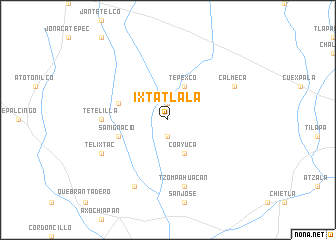 map of Ixtatlala