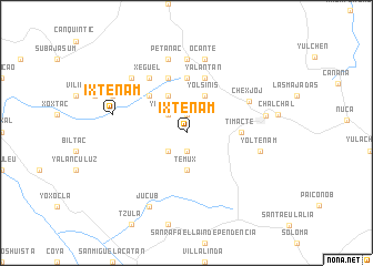 map of Ixtenam