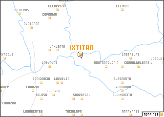 map of Ixtitán