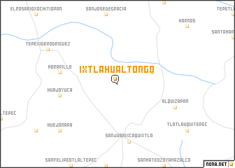 map of Ixtlahualtongo