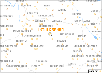 map of Ixtula Sembo