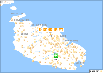 map of Ix-Xgħajriet