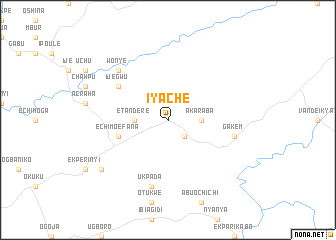 map of Iyache