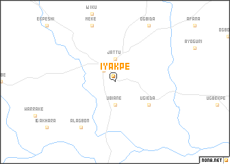 map of Iyakpe