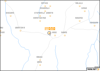 map of Iyana