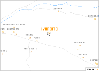 map of Iyanbito
