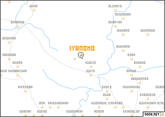 map of Iyanomo