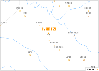 map of Iyantzi