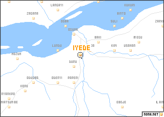 map of Iyede