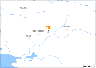 map of Iyei