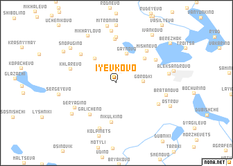map of Iyevkovo