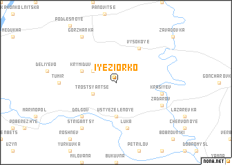 map of Iyeziorko