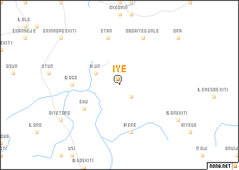 map of Iye