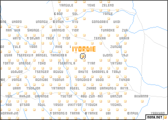 map of Iyordie