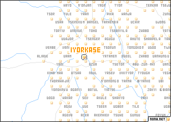 map of Iyorkase