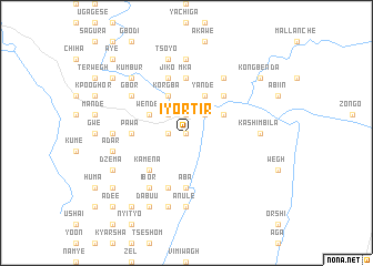 map of Iyortir