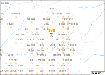 map of Iyo