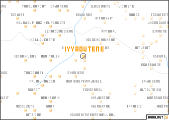 map of Iyyaʼoûtene