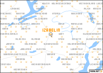 map of Izabelin