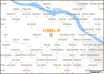 map of Izabelin