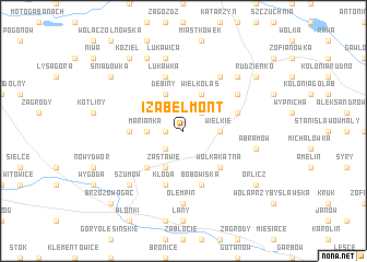 map of Izabelmont