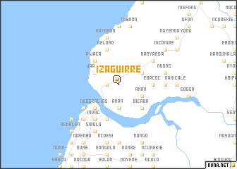 map of Izaguirre