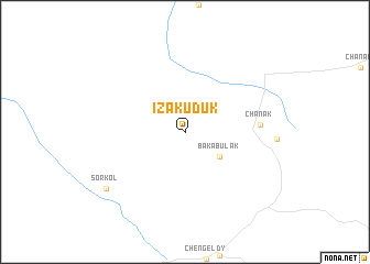 map of (( Iza-Kuduk ))