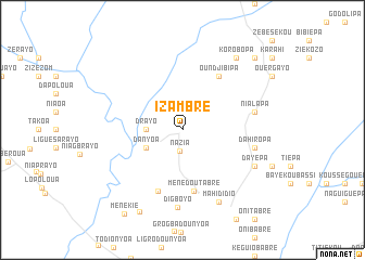 map of Izambré