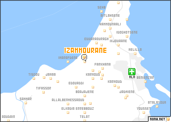 map of Izâmmoûrâne