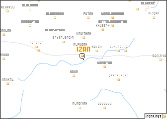 map of ‘Izān