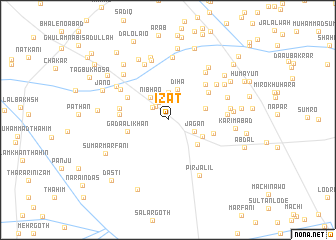 map of Izat