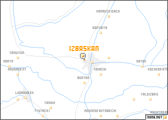 map of Izbaskan