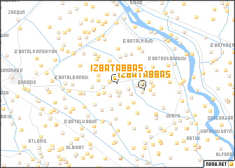 map of ‘Izbat ‘Abbās