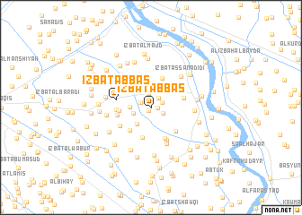 map of ‘Izbat ‘Abbās