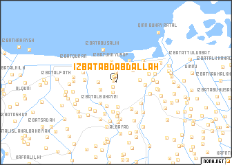 map of ‘Izbat ‘Abd Abd Allah