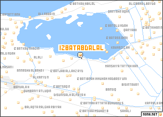 map of ‘Izbat ‘Abd al ‘Āl