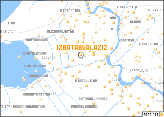 map of ‘Izbat ‘Abd al ‘Azīz