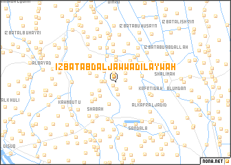 map of ‘Izbat ‘Abd al Jawwād ‘Ilaywah