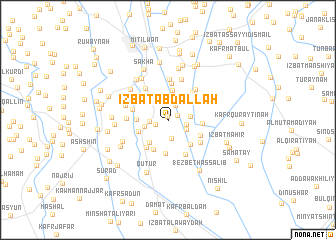 map of ‘Izbat ‘Abd Allāh